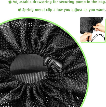 24" x 26" Upgrade Large Pump Barrier Bag, Pond Filter Box, Black Media Bag Pump Mesh Bag (24" x 26", Black)