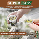 Dr.Raifya's Muck Reducer - 8 OZ - Natural Pond Sludge Solution, Effectively Removes Muck in Koi Pond, Bird Baths, Fountains & Turtle Ponds, Beneficial Bacteria Safe for Fish & Wildlife, Easy to Use