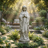 Virgin Mary Praying Statue, Outdoor 30 Inch Tall Large Religious Garden Statue, Blessed Mother Outdoor Statue, Virgen De Guadalupe Statues for Yard, Patio, Home Decor