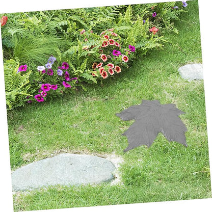VICASKY Stepping Stone Maple Leaf Decor Durable Outdoor Pathway Ornament for Garden Walkway for Lawn and Decoration