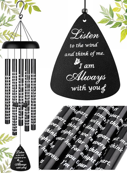 Sympathy Gift Wind Chimes for Outside - 32'' Memorial Wind Chimes for Loss of Loved One Prime, Bereavement Gift in Memory of Loved One, Memorial Gifts for Loss of Mother Father Condolence Rememberance