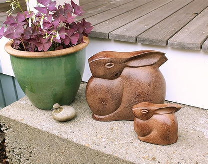 Achla Designs Moon Bunny Garden Statue, Large