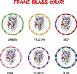 Personalized Grandma Stained Glass Sun Catcher, Custom Birth Month Flower Stained Glass, Grandma's Garden Suncatcher Window Hanging Ornament, Mothers Day Grandma Mom Gifts, Gifts for Nana Mimi 1