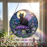 Acrylic Suncatcher Indoor Colorful Window Hanging Ornament Outdoor Sun Catcher Panel for Home Decor Car Garden Crystal Gift Floral Butterfly Acrylic Suncatcher