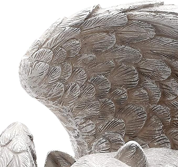 Napco Sleeping Cat Within Angel Wings 8.5 x 5.5 Resin Stone Pet Memorial Figurine, Concrete Grey
