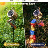 Solar Watering Can Light, Solar Lights Outdoor Decor, Garden Decor Lights for Yard, IP65 Waterproof Hanging Lantern Lights, Gifts for Women Mom, for Yard Patio Lawn Pathway Landscape (Multicolour)