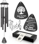 Retirement Gift for Woman Men, 25" Wind Chimes Retired Gifts, Leaving Farewell Gift for Coworker, Boss, Teacher, Nurses,Friends,Happy Retirement Gifts Ideas of Going Away Party Retirement Decorations
