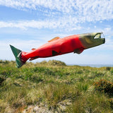 In the Breeze 5118 — Sockeye Salmon Fish Windsock-Hanging Outdoor Decoration, 48 inches