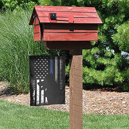 American Police Dog Garden Flag Police K9 Flag Double Sided Vertical 12×18 Inch Banners Double Sided For Lawn Patio Yard Garden Home Outdoor Decor -2