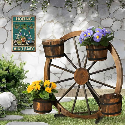 Artlunar Funny Garden Sign Outside Decor - Humorous Gardening Gift for Women Enthusiasts, 12" x 8" (980)