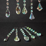 9pcs Sun Catchers with Crystals Rainbow Maker Crystal Suncatchers Prisms Glass Pendant Colorful Hanging Ornaments for Windows Chandelier Office Home Garden Decor