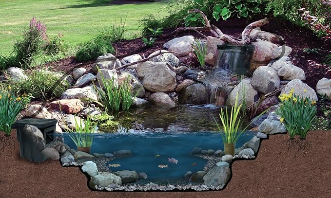 Atlantic Water Gardens Pond Filter & Waterfall Spillway, 26-Inch Spillway
