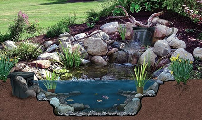 Atlantic Water Gardens Pond Filter & Waterfall Spillway, 26-Inch Spillway