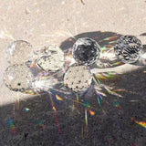 20pcs DIY Crystal Prism Suncatcher for Windows Hanging, 20mm Clear Glass Crystal Sun Catcher Beads Pendants Maker Balls for Indoor Outdoor Garden Feng Shui Home Decor Clear White