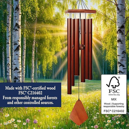 ASTARIN Wind Chimes Outdoor Large Deep Tone, Large Windchimes for Outside with 6 Tubes Tuned Relaxing Melody,Memorial Wind Chimes for Mom Dad,Sympathy Gifts, 36"