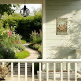 Vintage Metal Garden Sign, That's What I Do I Garden I Drink Wall Decor, Funny Gardening Gifts for Women, Home Patio Yard Art, 8 x 12 Inches