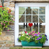 Metal Letters Garden Stakes Yard Art Word Sign Lawn Decoration Indoor Outdoor Plant Pot Decor Decorative Stick for Patio Pathway Flower Bed (Home)