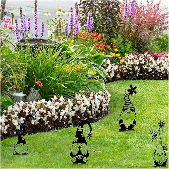 Outdoor Statue Garden Statue Metal Hollow Statues Accessories Sculpture Decor