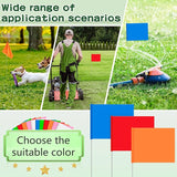 Amylove 300 Pcs Marking Flags 15 x 4 x 5 Inch Marker Flags for Lawn Yard Survey for Lawn Irrigation Landscape Fence Sprinkler Pet Training (Fresh Color)