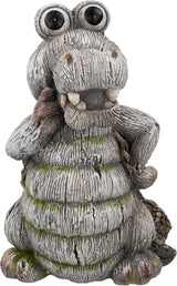Northlight Sassy Crocodile Outdoor Garden Statue - 13.25"