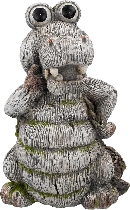 Northlight Sassy Crocodile Outdoor Garden Statue - 13.25"