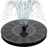 Solar Fountain Pump Bird Bath, 3W Floating Powered Water, Outdoor Panel for Garden, Pond, Pool, Decor & Tools