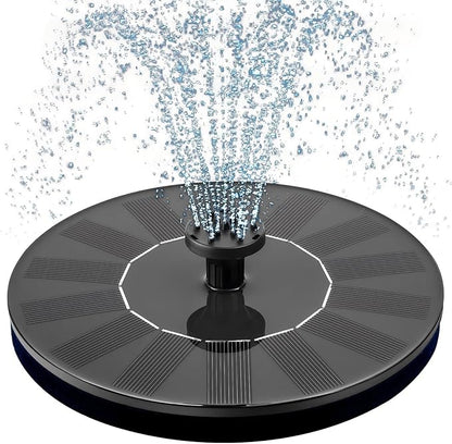 Solar Fountain Pump Bird Bath, 3W Floating Powered Water, Outdoor Panel for Garden, Pond, Pool, Decor & Tools
