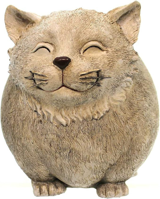 Roman Pudgy Pal Garden Figure, 75263, Standing Cat, 7.25 inches tall