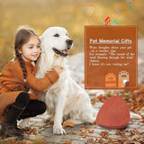 Pet Loss Bereavement Gifts Dog Cat Memorial Wind Chime, Sympathy Wind Chimes Suitable for Outdoor, Garden, Patio Decoration