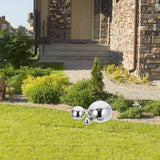 YARNOW 10Pcs Stainless Steel Gazing Balls - Mirror Polished Reflective Garden Spheres for Outdoor Decor, Home Pond, Swimming Pool, 6 Sizes
