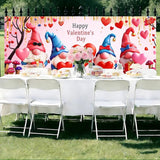 Valentine’s Day Garage Door Banner 157.5x70.9in Large Love Garage Door Cover Outdoor Valentine Decorations for House Exterior Yard Party Decor with Grommets and Rope