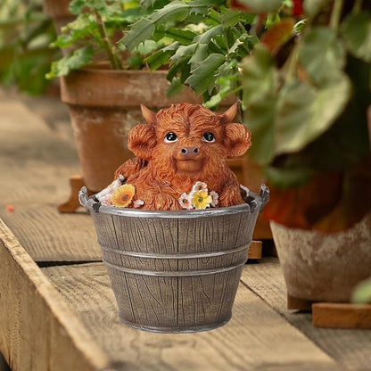 MYCENSE Statue Garden Statue Decorative Art Crafts Animal Figurine Sculpture for Countryside Backyard Lawn Patio Yard