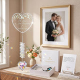Engagement Gifts for Couples 2026, Wedding Gifts,Crystal Suncatcher for Newly Engaged, Hanging Crystal Gift Ornament, Congratulations Decorations for Friends Just Engaged