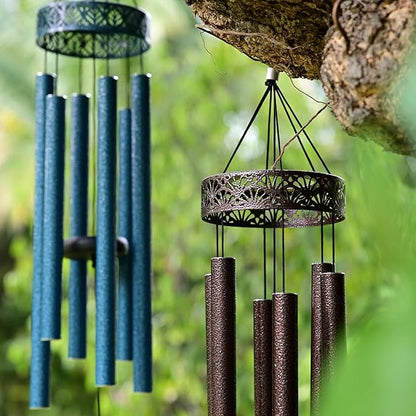Vanquer Wind Chimes for Outside Deep Tone - 38'' Wind Chimes Outdoor Clearance, Deep Tone, Soothing, Windchimes Outdoors, Memorial, Sympathy, Garden Patio Yard, Home Décor (38" Bronze)