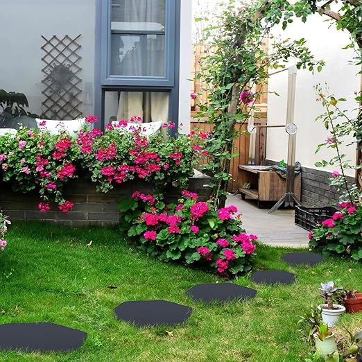 Garden Stepping Stones | Paving Stones Decoration,Decorative Pathway Pavers - for Playground Outdoor Garden Backyard Patio Porch Landscape Pathway Walkway