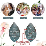 ASTARIN Wedding Gifts Wind Chime, Personalized Names & Date Wind Chimes Gifts for Couple 2024, Wedding Gift for Newlywed Bride Groom, Engagement Gift Valentine’s Day Anniversary(Produced in USA)