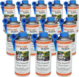 Half Off Ponds Black Waterfall Foam Sealant Spray – 12 Pack Expanding Pond Foam for Koi Ponds, Water Features & Rock Gaps – Foam Filler for Waterfalls – 16oz Straw Can, Waterproof Polyurethane