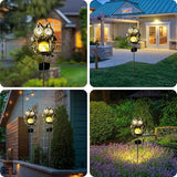 SRNPMIU Solar Lights Outdoor Decor, Solar Cat Yard Decorations Outdoor, Garden Decorative, IP65 Waterproof, Gifts for Women Mom, for Yard Patio Lawn Pathway Landscape