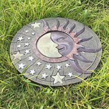 Kunovo Luminous Garden Stepping Stone, Retro Style Outdoor Backyards Pathway Décor Step Stones, Weatherproof Garden Landscaping Decorative Stone (Size : Style6), 58741