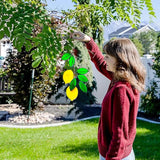 Lemon Leaf Suncatchers - Real Stained Glass Window Hangers - Sun Catchers - Indoor Window Gifts for Plant Lovers