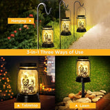 Yorkie Dog Gifts for Women/Men Yorkshire Terrier Solar Lanterns Mom Birthday Dog Lovers Lantern Pet loss Pet Memorial Lights Solar Garden Decoration for Yard, Patio,Backyard,Porch Torches Light