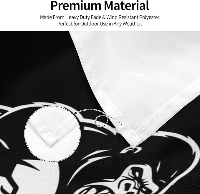 Gorilla Flag Outdoor Heavy Duty Gym Banner Double Sided 3x5 Ft Fitness Workout Flags with Brass Grommets for Room Decor, Bedroom, Garden, House Decoration