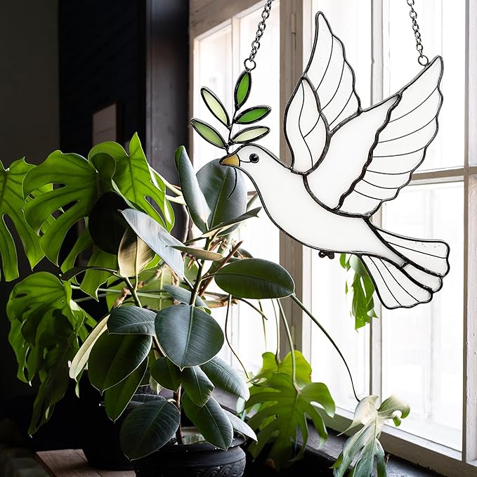 Christian Gifts for Women Suncatcher, Religious Gifts for Women Christian Window Art Decor, Bible 8:11