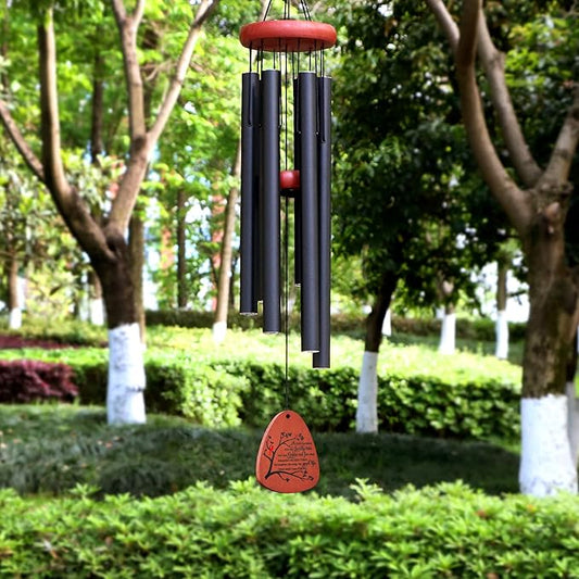Memgift Memorial Wind Chimes for Outside Sympathy Gifts for Loss of Loved One Cardinal Wind Chimes for Outside Outdoors Bereavement/Funeral Gifts for Loss of Mom Dad
