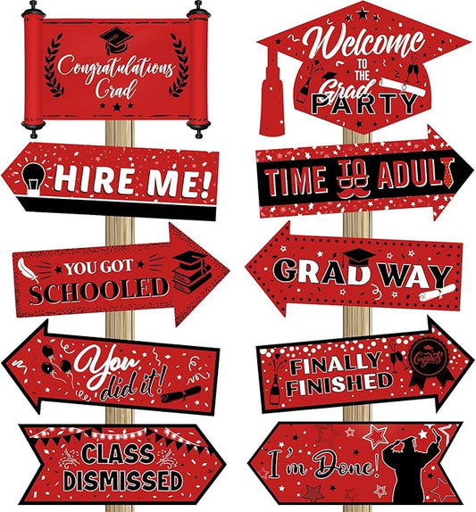 Camping Party Sign Camping Party Themed Directional Signs Camper Welcome Yard Outdoor Wall Sign Supplies Photo Props Backdrop Decoration Decor(Vibrant)