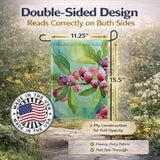 Caroline's Treasures Connecticut Mountain Laurels in Watercolor Garden Flag Mailbox Flag Decorative Yard Flag Banner Outside Patio Artwork Yard Flower Beds, Garden Size, Multicolor