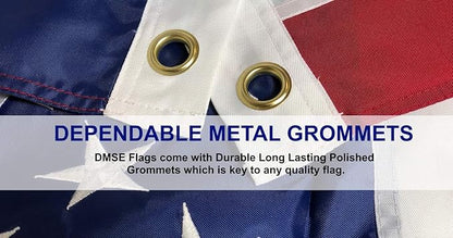 DMSE Solid Burgandy Flag, 3x5 Flag, UV Resistant, Fade Resistant Material with Metal Grommets (3ft x 5ft), (Polyester), (Burgandy)