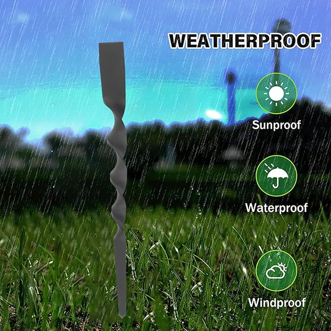 HERCHR Rain Chains Direct,Rain Chain Anchor for Copper Gutter Chains,Stainless Steel Rain Chain Ground Anchor/Stake for Garden Gutter
