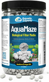 Aquatic Experts AquaMaze Aquarium Bio Media – 1L for Freshwater & Saltwater Tanks, Compatible with Canister, Sump & HOB Filters