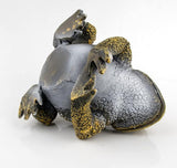 Frog Toad Sculptures Garden Statues Yard Art Resin Decorations Outdoor Outdoor Toad Figurine for Gardens, patios and lawns